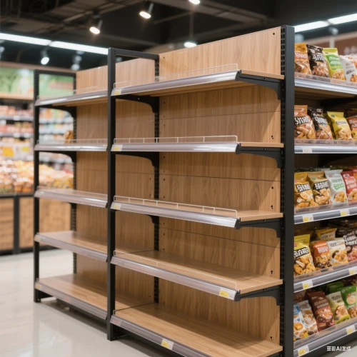 Multi-tiered Laminate Shelving